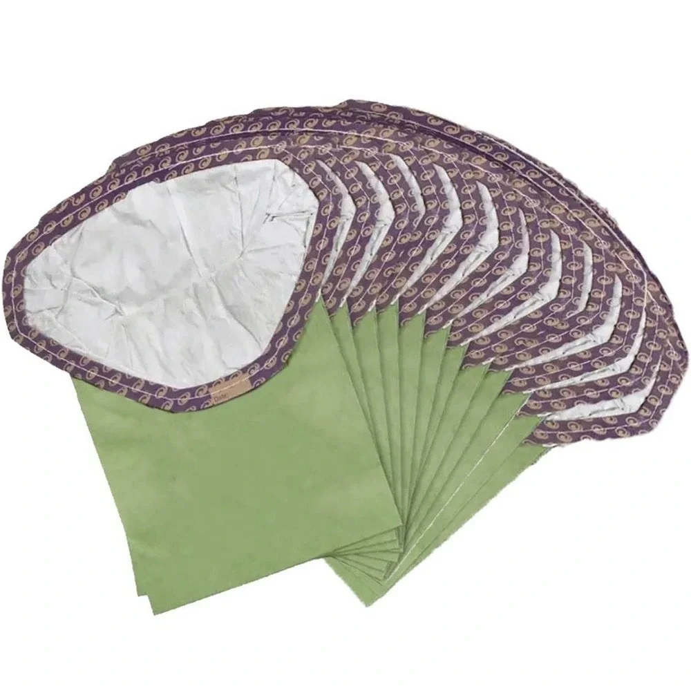 12 Pack 107314 Micro Filter Bags Replacement for ProTeam 6 Quart Backpack Vacuum